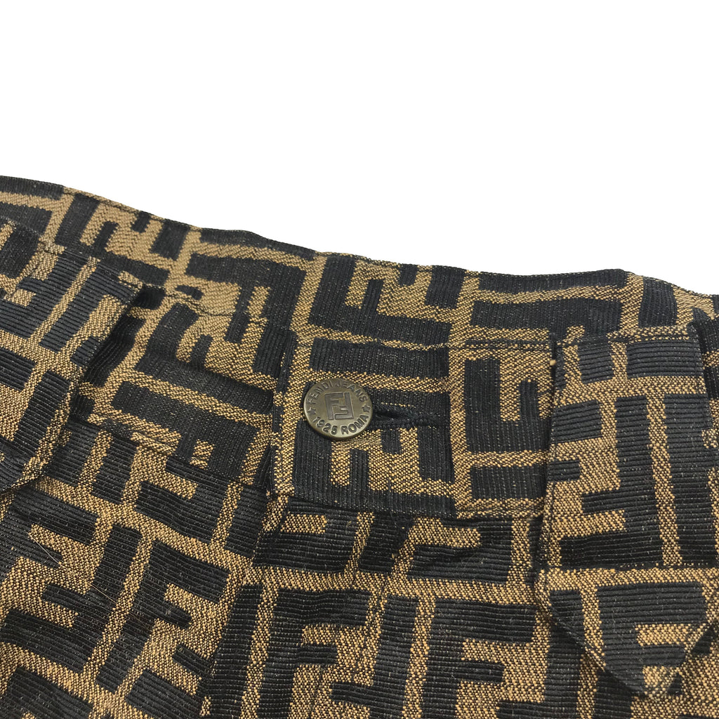 fendi monogram shorts