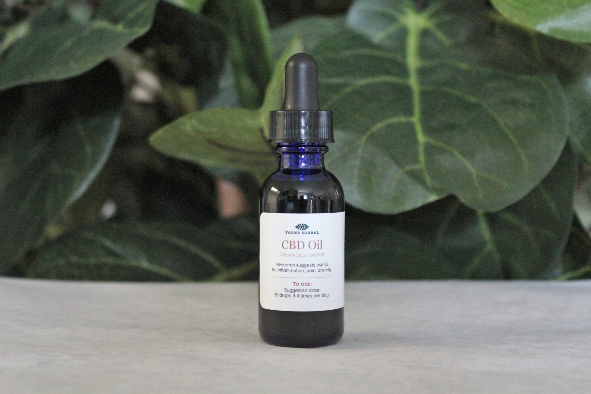 Organic Full Spectrum Cbd Oil 1oz Found Herbal Apothecary