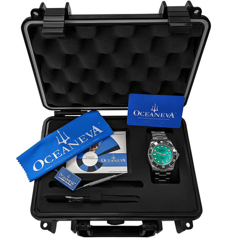 Aquamarine watch in packaging