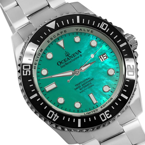 Aquamarine Dial Watch