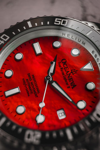 red dial watches