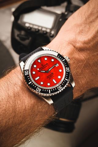 red dial watches