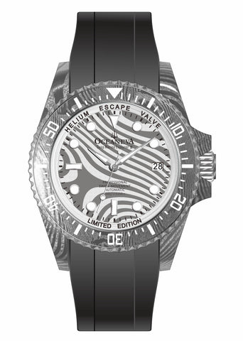 Oceaneva Automatic Watch in Damascus steel