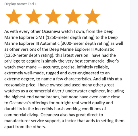 Oceaneva Watch Review