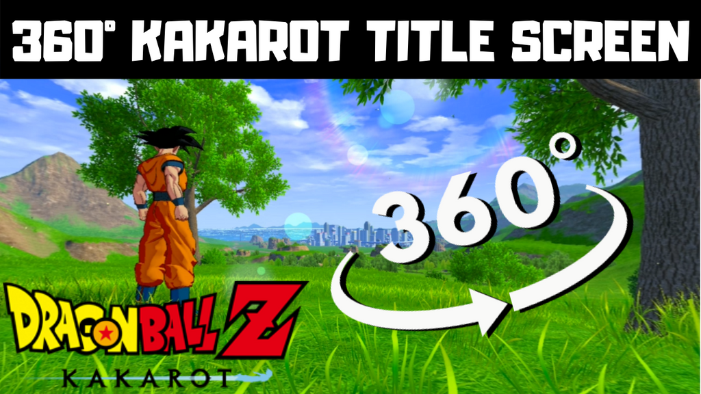 Dragon Ball Z Kakarot Virtual Reality Title Screen Video