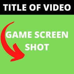 Youtube video game template