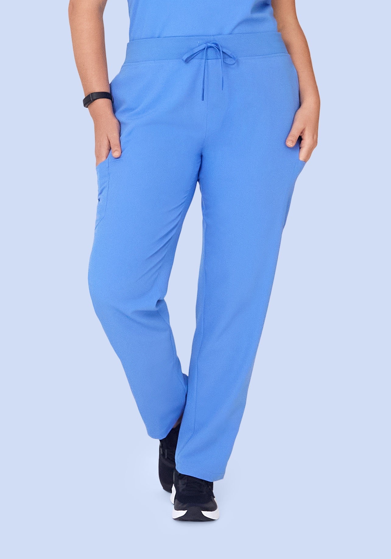 9 Pocket Cargo Pants Ceil Blue – Mandala Scrubs