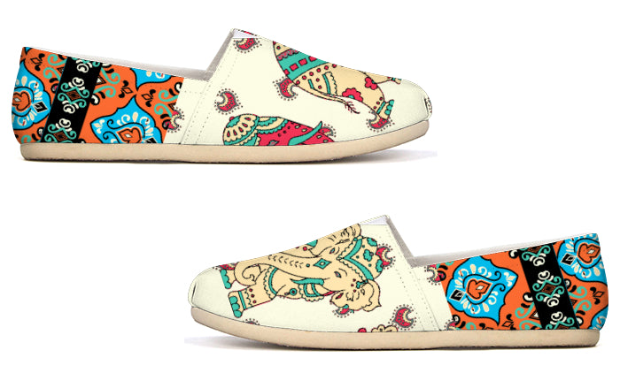 toms elephant canvas shoes