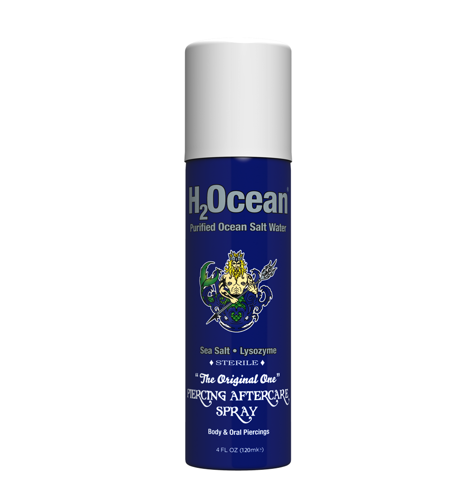 H2Ocean Piercing Aftercare Spray, 4 Oz – Club Tattoo