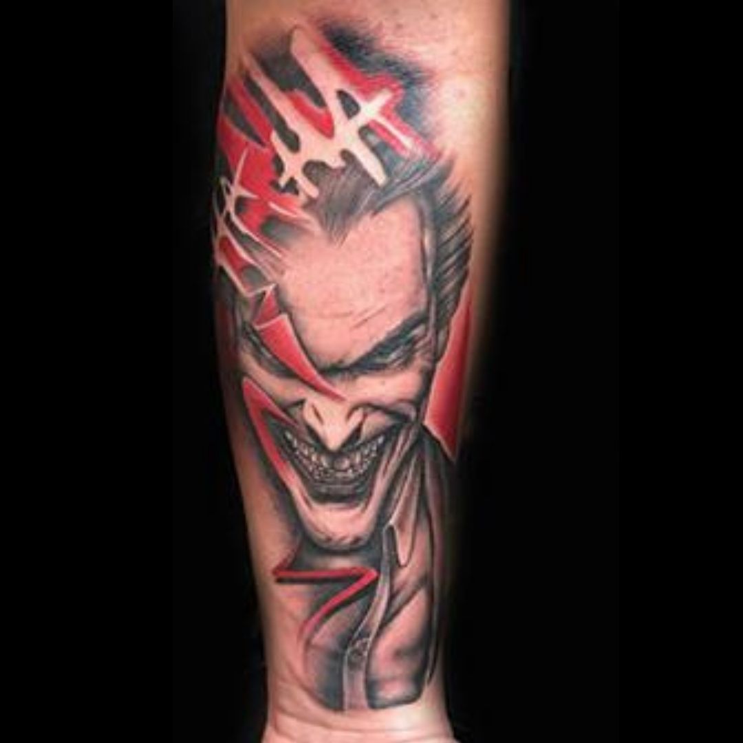 Vampire Teeth Angry Arm Tattoo Las Vegas Trip Ink Tattoo - Tattoos Las Vegas  Strip, 702-586-5308