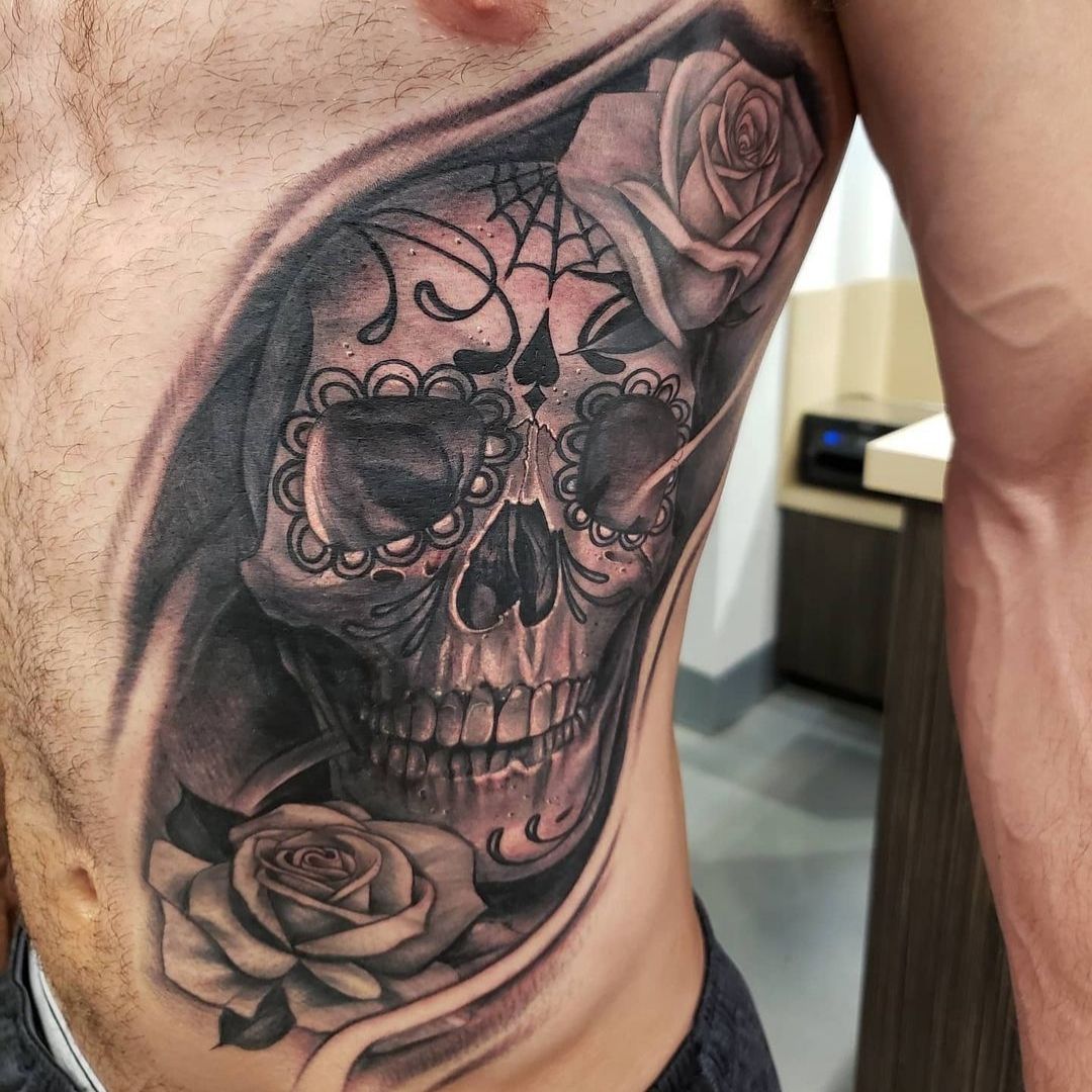 Skull tattoo by Michael Cloutier | Post 20012
