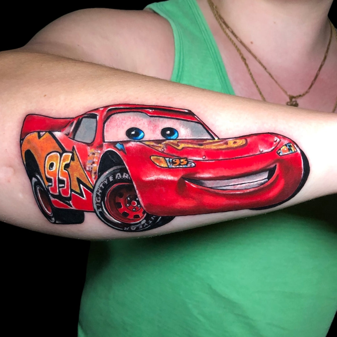 Lightning McQueen  Polynesian tattoo Lightning mcqueen Tattoos