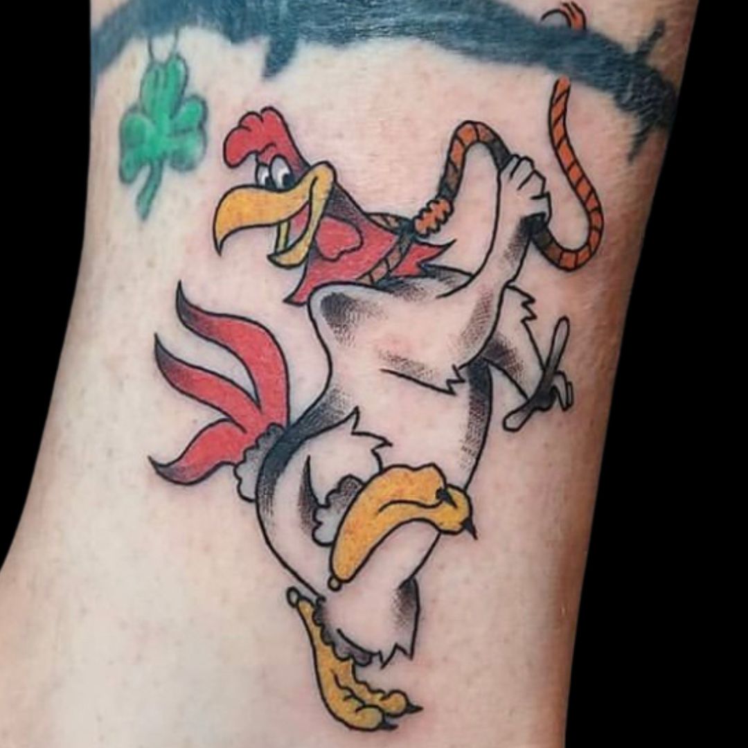 Diamond Ink Tattoo  Childhood memories of watching Looney Tunes and  playing Marco Polo with his sister only blindfolds used were socks   TattooDrawing  Derrick Martin  Facebook