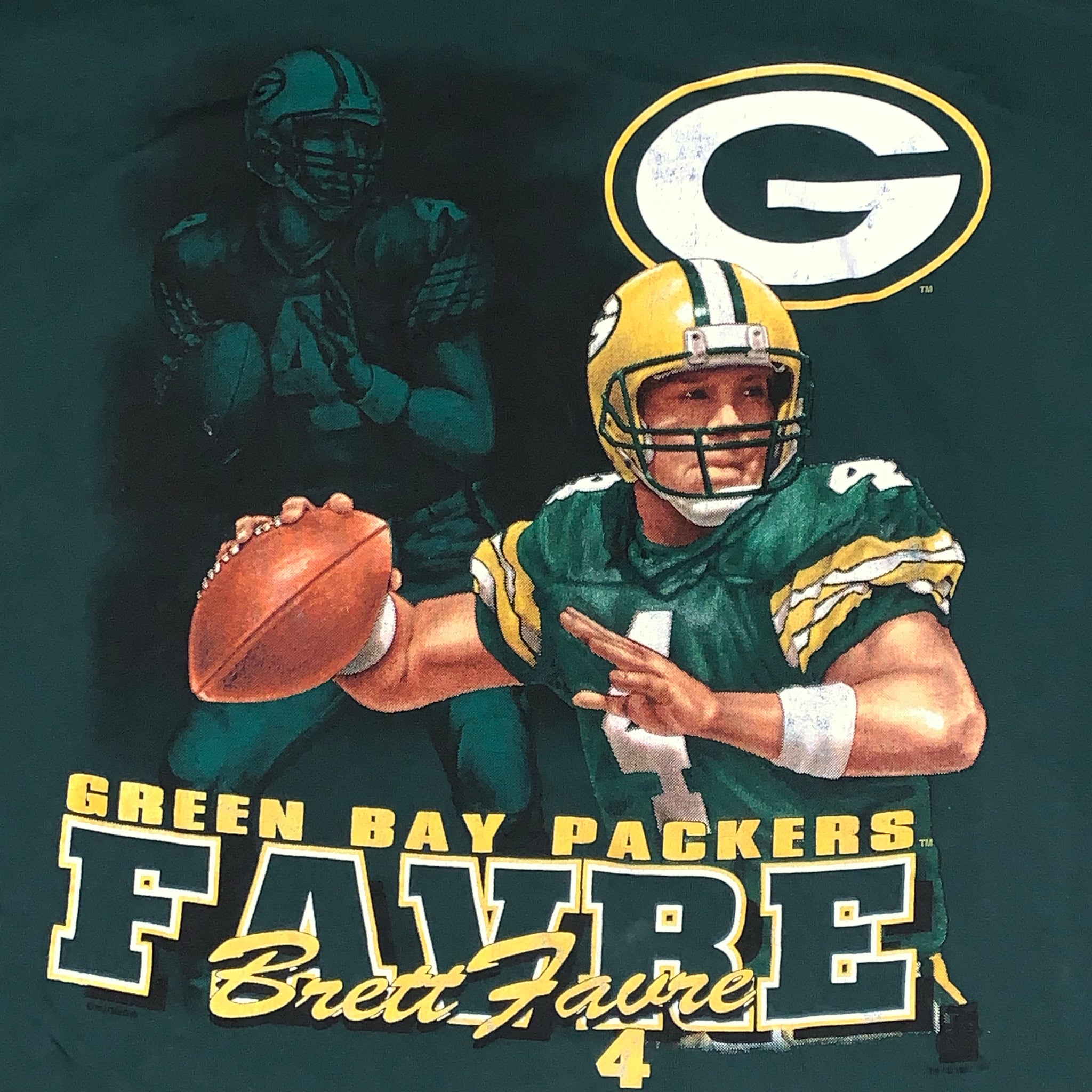 L/XXL - Vintage Brett Favre Packers Shirt – Twisted Thrift