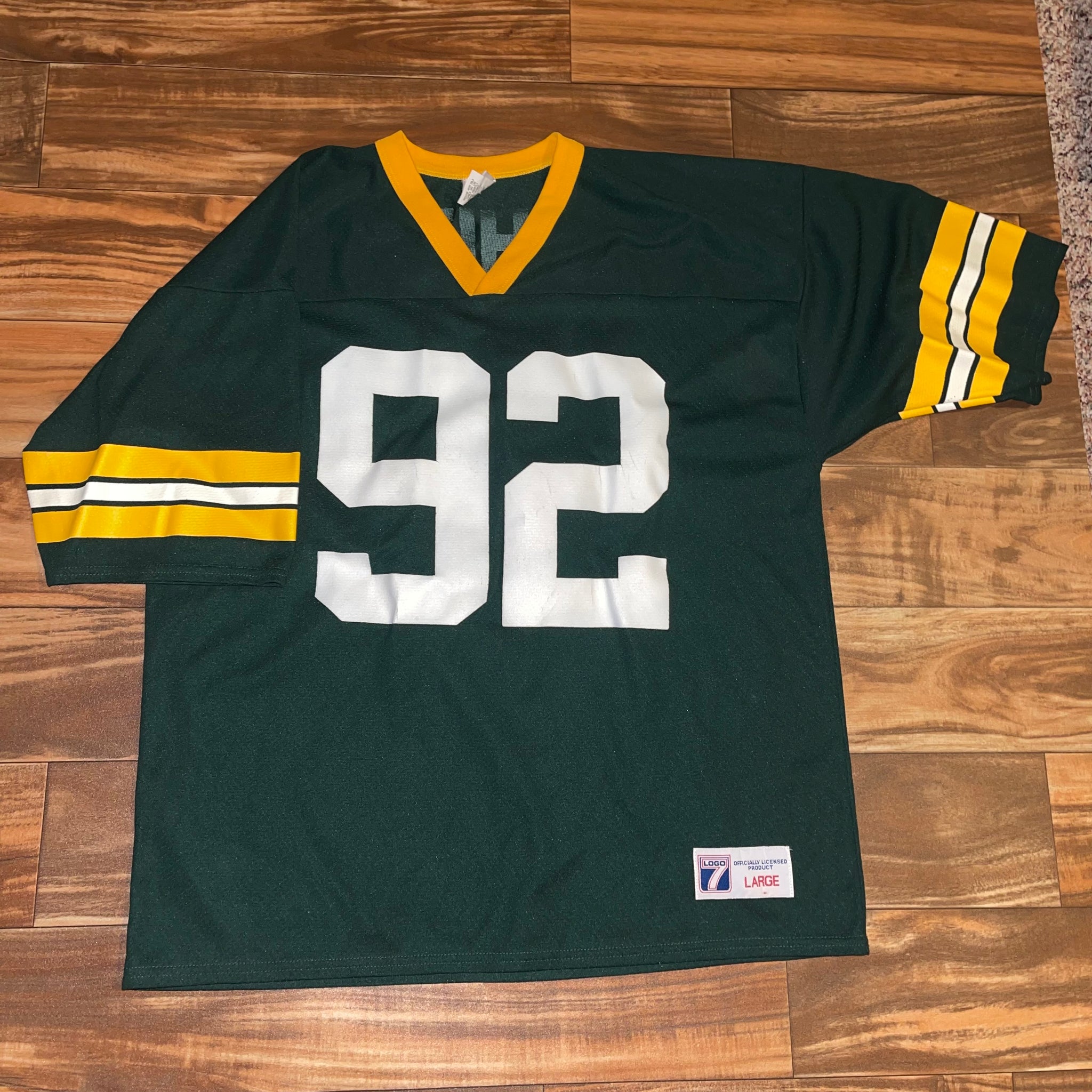 L - Vintage Reggie White Green Bay Packers Logo 7 Jersey – Thrift