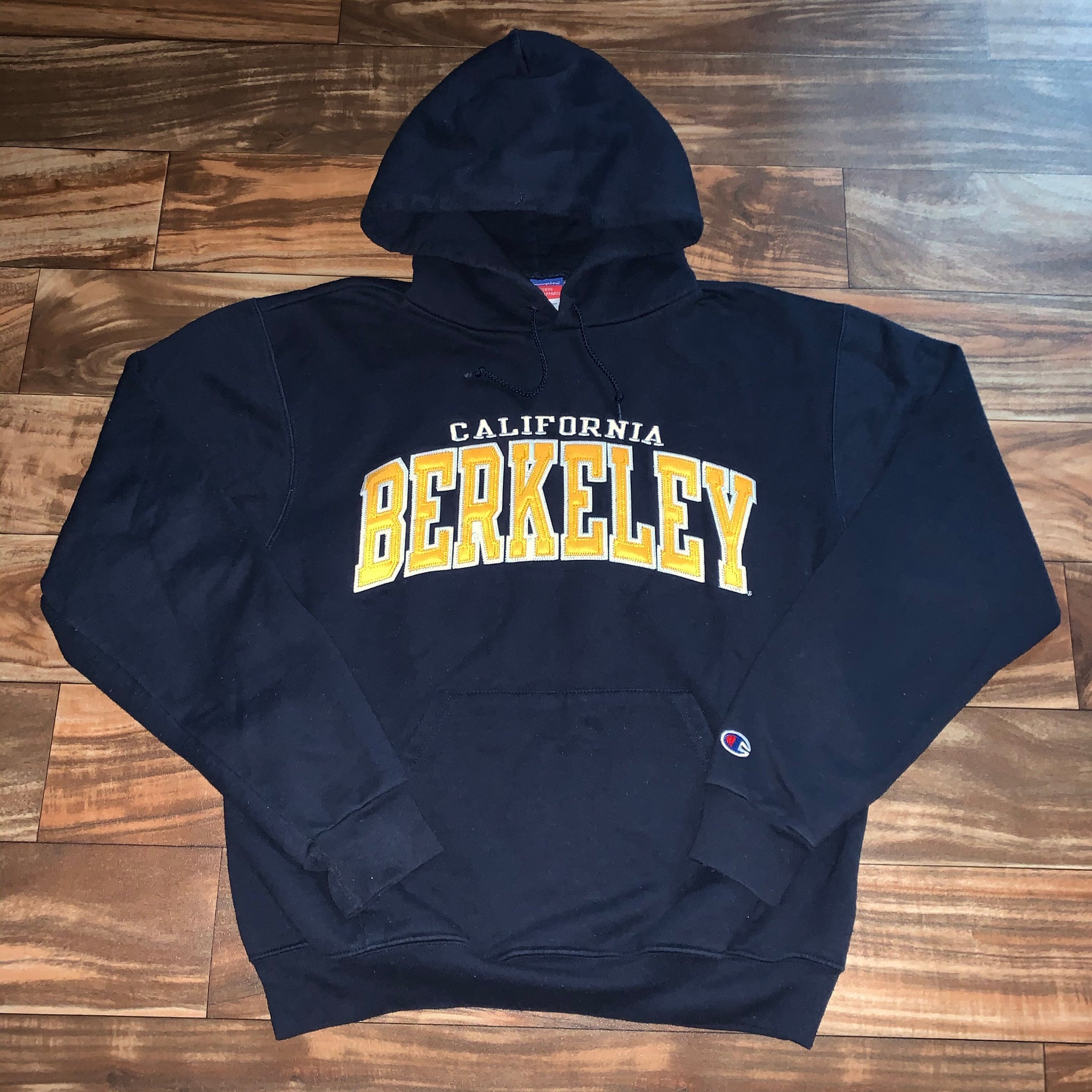 M - Berkeley Stitched Champion Hoodie Twisted Thrift