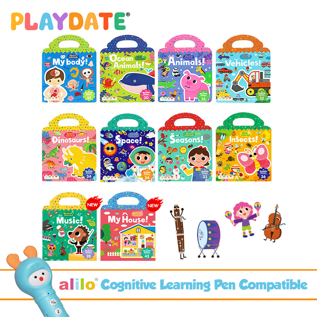 Playdate Smart Readers Collection: First Sticker Book – Baby Hub Philippines