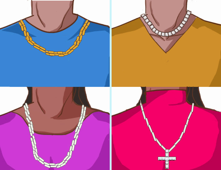 How to choose the best length of a Cuban chain for you?