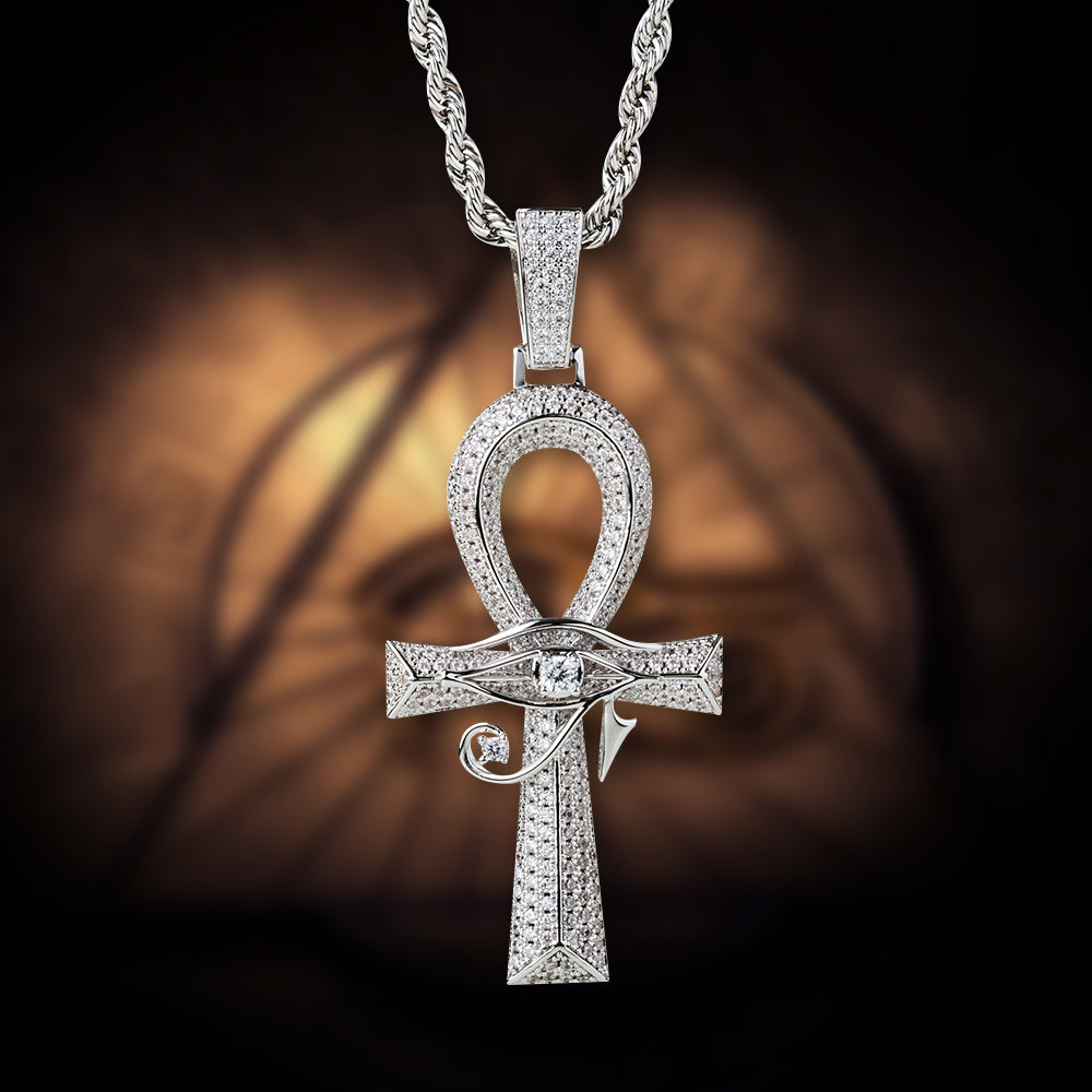 eye of horus ankh pendant