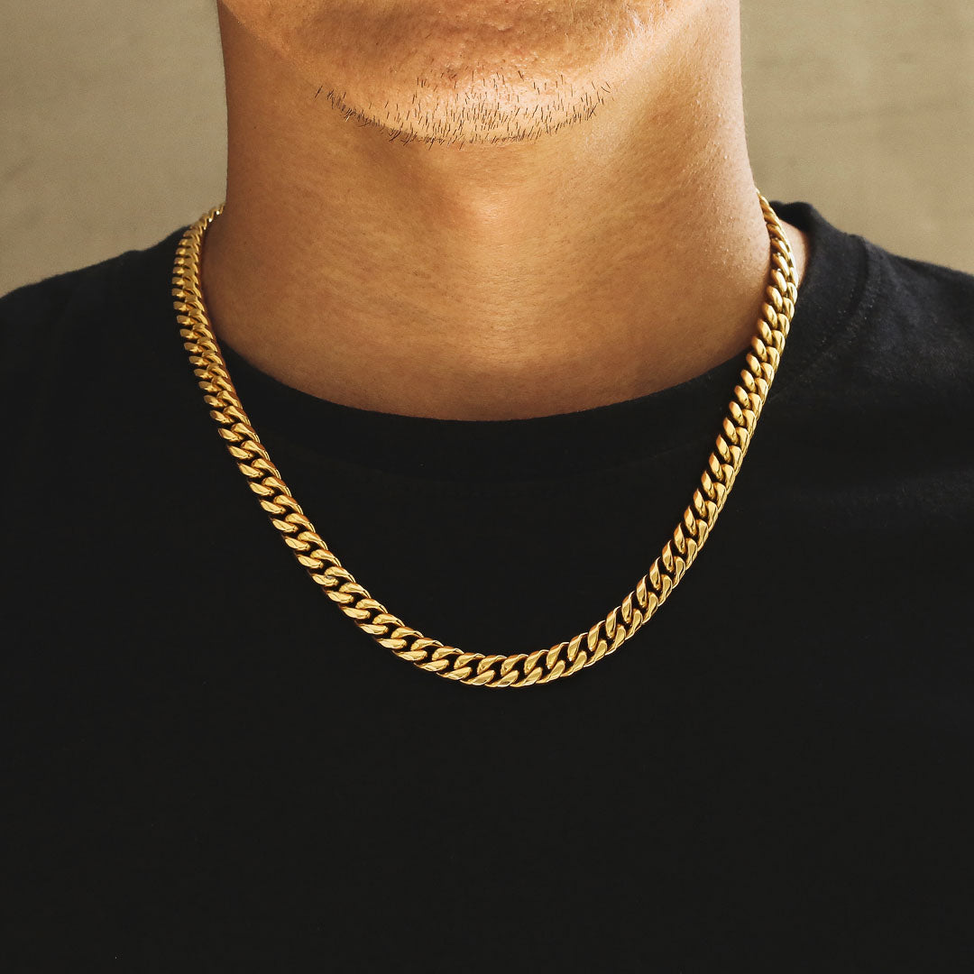 8mm Cuban Link Chain In 18K Gold For Men S Necklace KRKC Krkc Co   8mmMiamiCubanLinkChain18KGoldPlated 5 1200x1200 