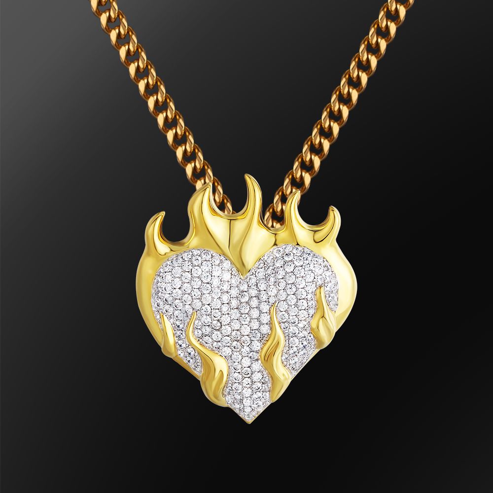 Burning Heart Pendant