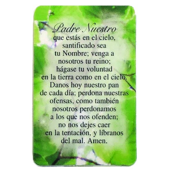 Spanish Laminated Prayer Card - Padre Nuestro – Lumen Mundi