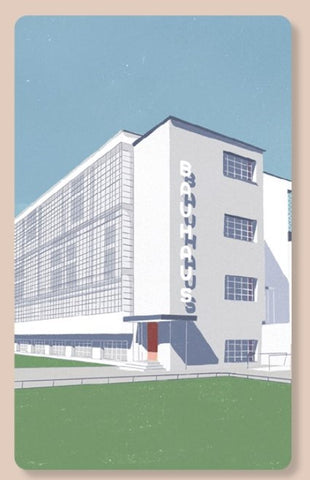 bauhaus building print tuft the world gift guide