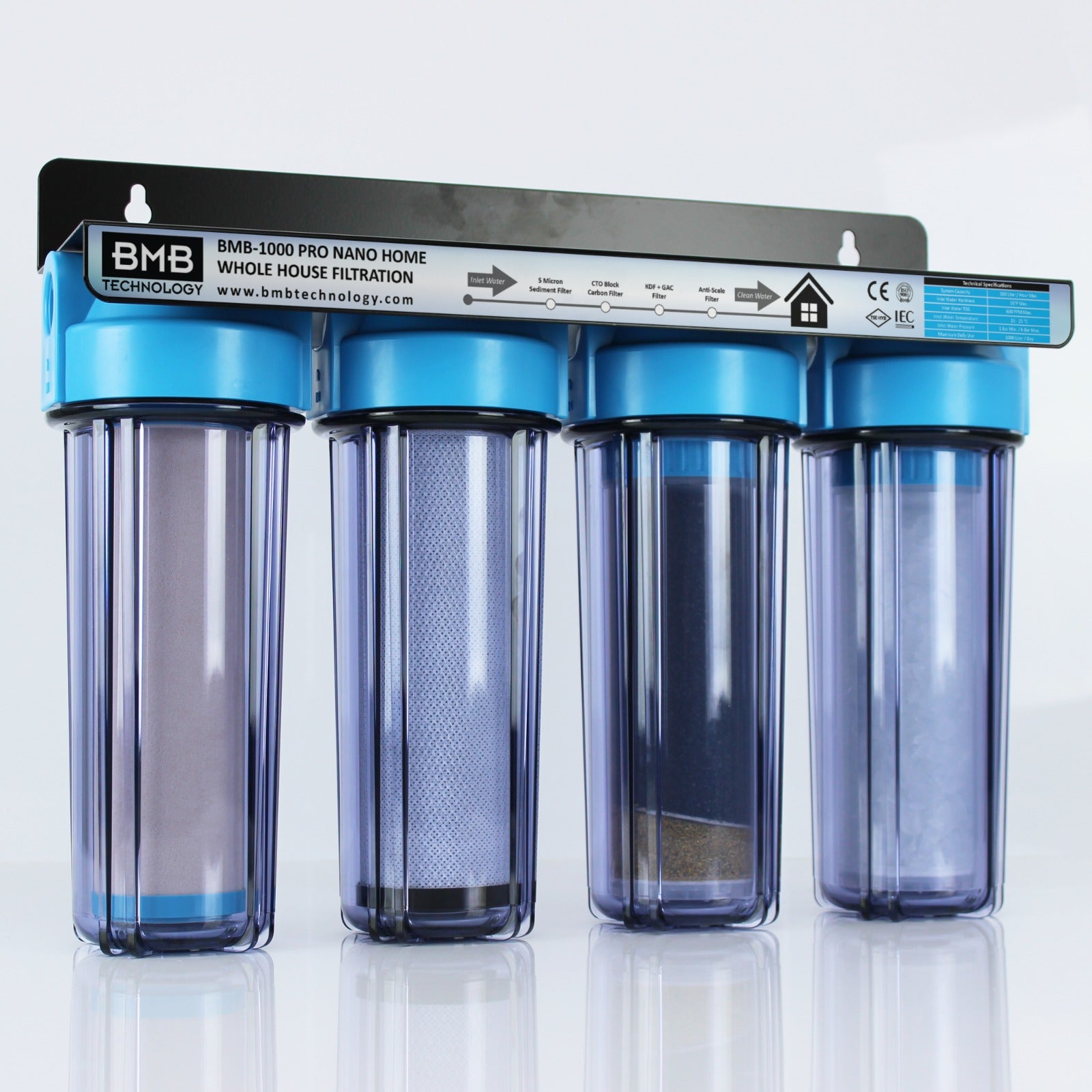 BMB1000 Pro Nano Whole House Water Filtration System (PointofEntry