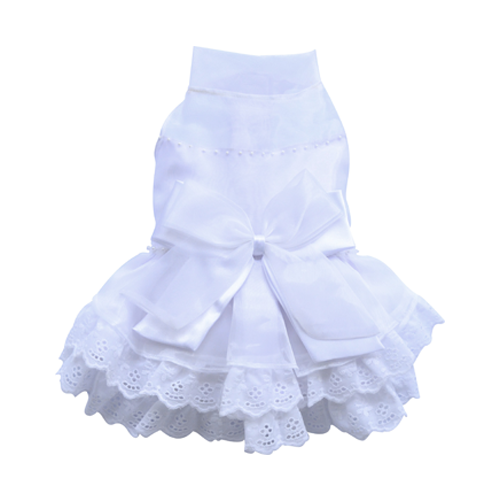 BIG DOG - Lily White Formal Doggy Dress - DoggyDolly Australia & New ...