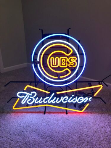 Budweiser Chicago Cubs Beer Neon Sign Light Lamp – neonsign.us
