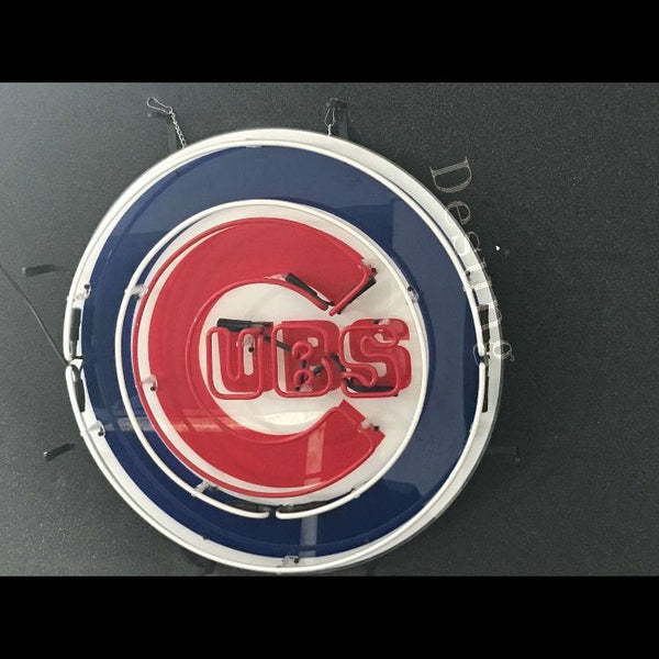 Chicago Cubs Win Old Style Logo Neon Sign
