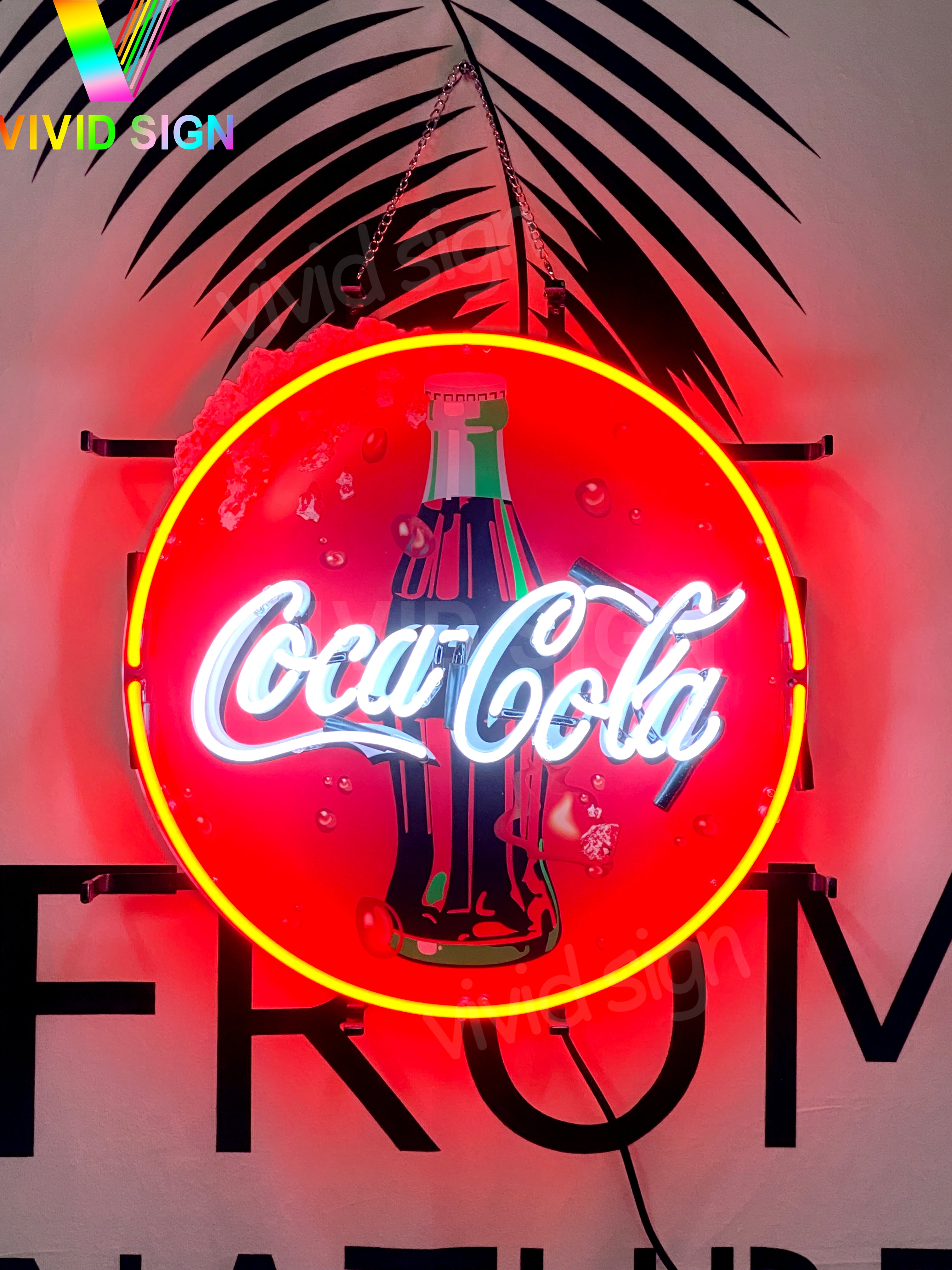 Coca Cola Bottle HD Vivid Neon Sign Lamp Light – neonsign.us