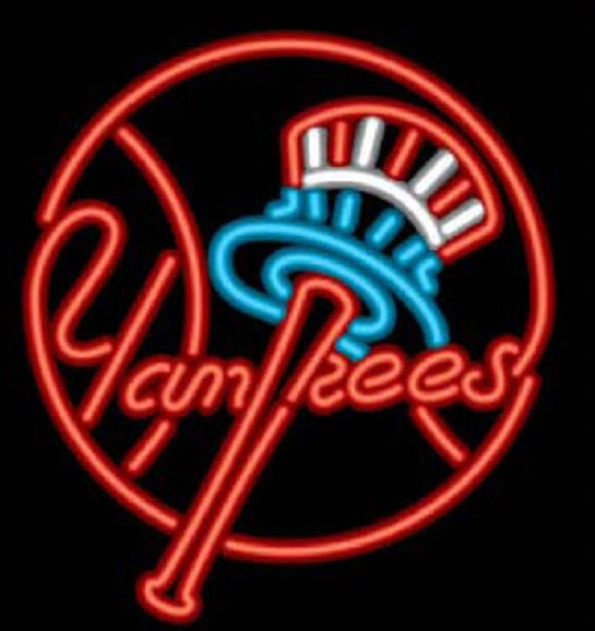 neon yankees logo