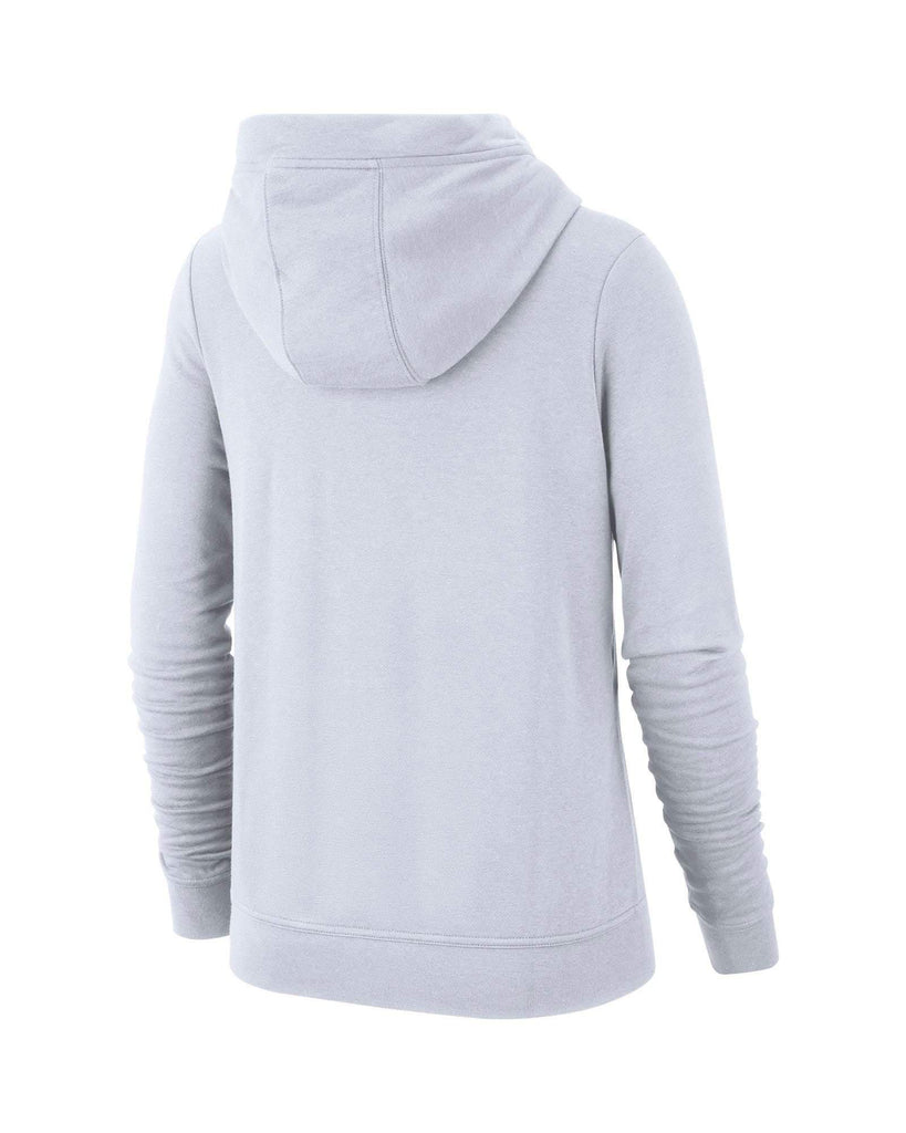 womens white zip up sweatshirt