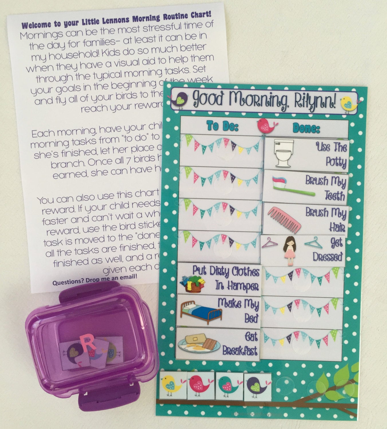 Make A Reward Chart For Child