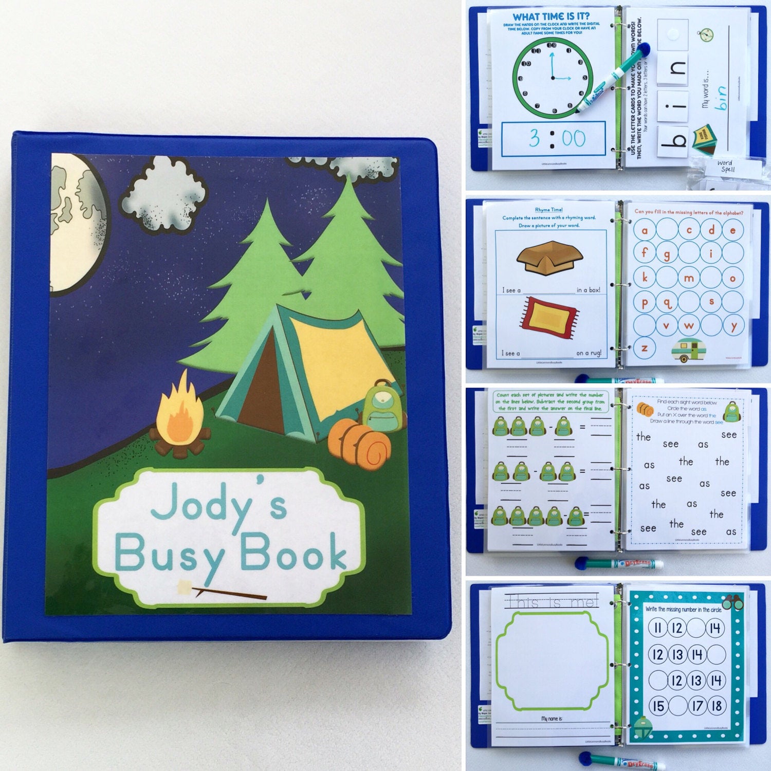 personalized busy box