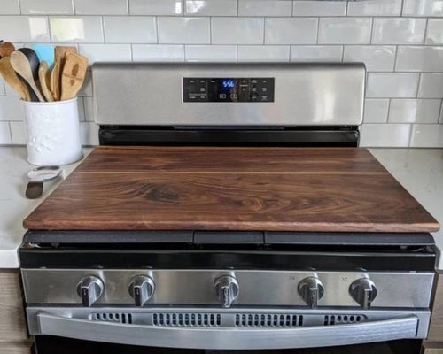 30 X 20 Noodle Board Stove Cover With Removable Legs, Countertop Bamboo  Cutting Board, Wood Stove Top Covers For Electric Stove Gas Burners RV, Stovetop  Cover