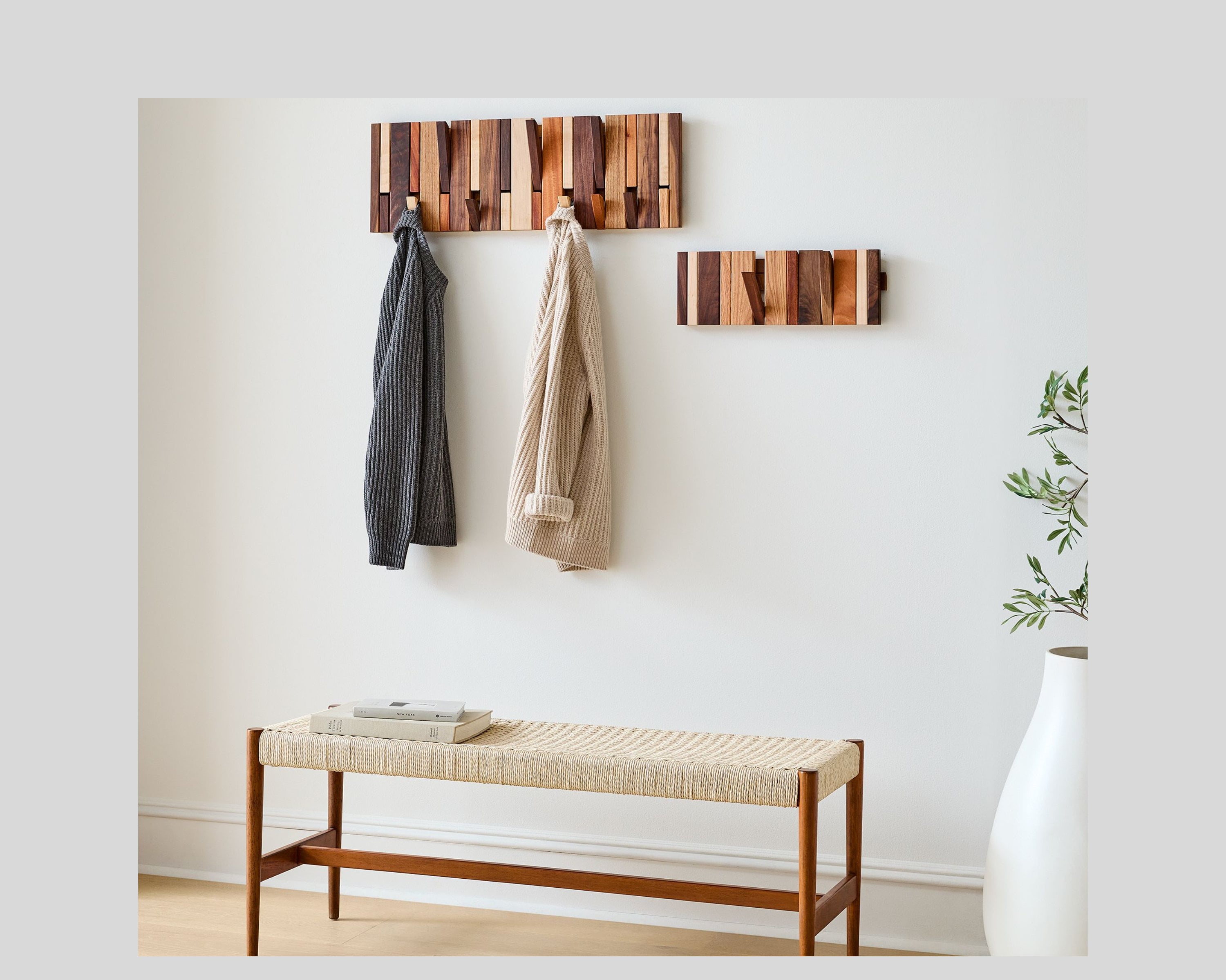 The Cooperstown Double Hook Coat Rack - Industrial Farm Co