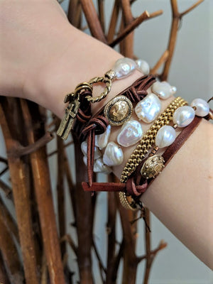 How to Make Easy Boho Leather Bracelets  Pop Shop America