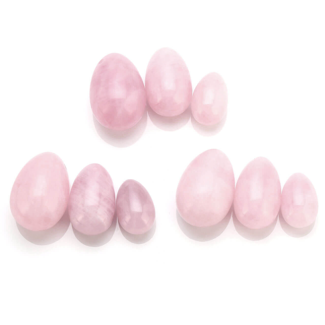 Rose Quartz Yoni Eggs Kegel Eggs Massage Stone To Strengthen Pelvic Fl