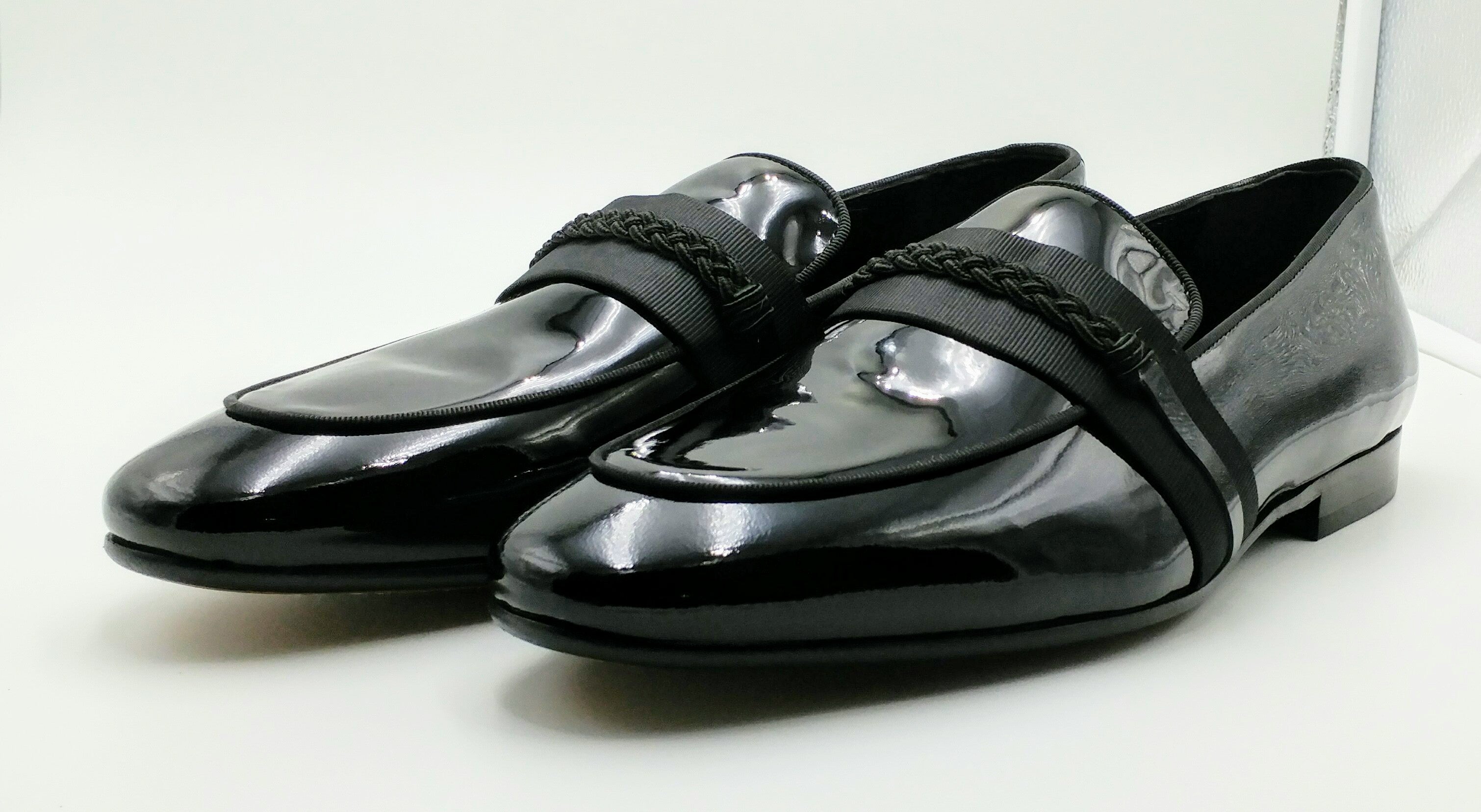 Luxury Patent Slip-ons – Sharaffa