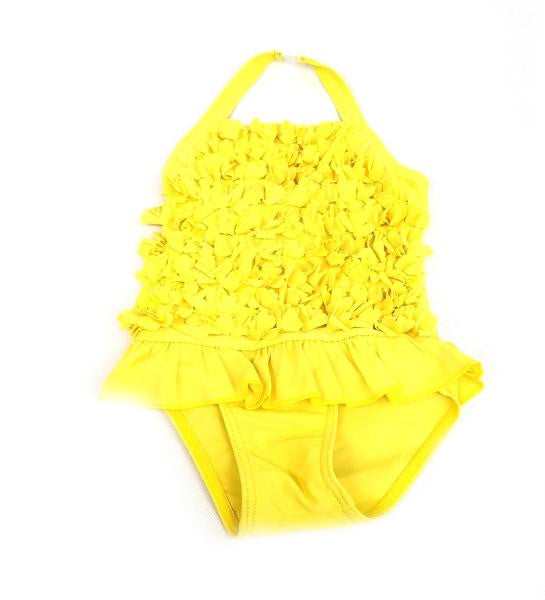 yellow swimming costumes