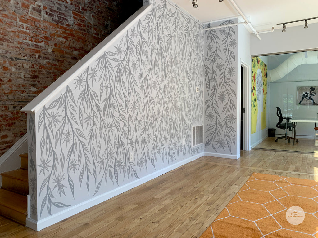 Sean Martorana Scribewise Interior Office Flourish Mural