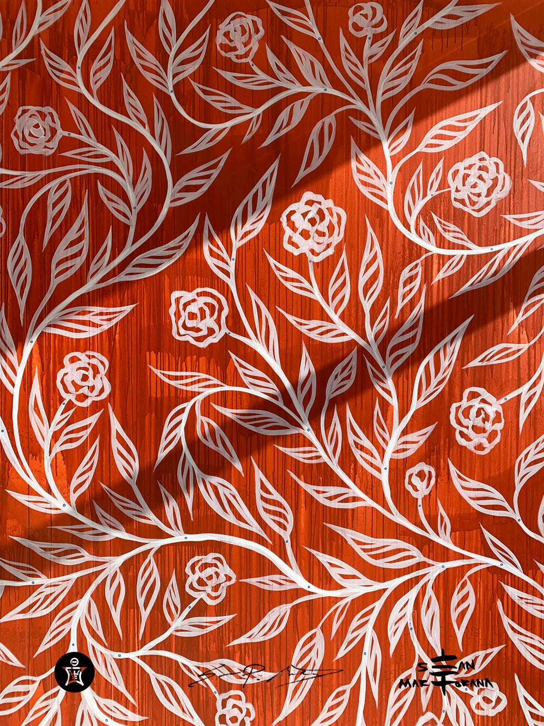 Sean Martorana Flourish Mural Interior Textile Pattern