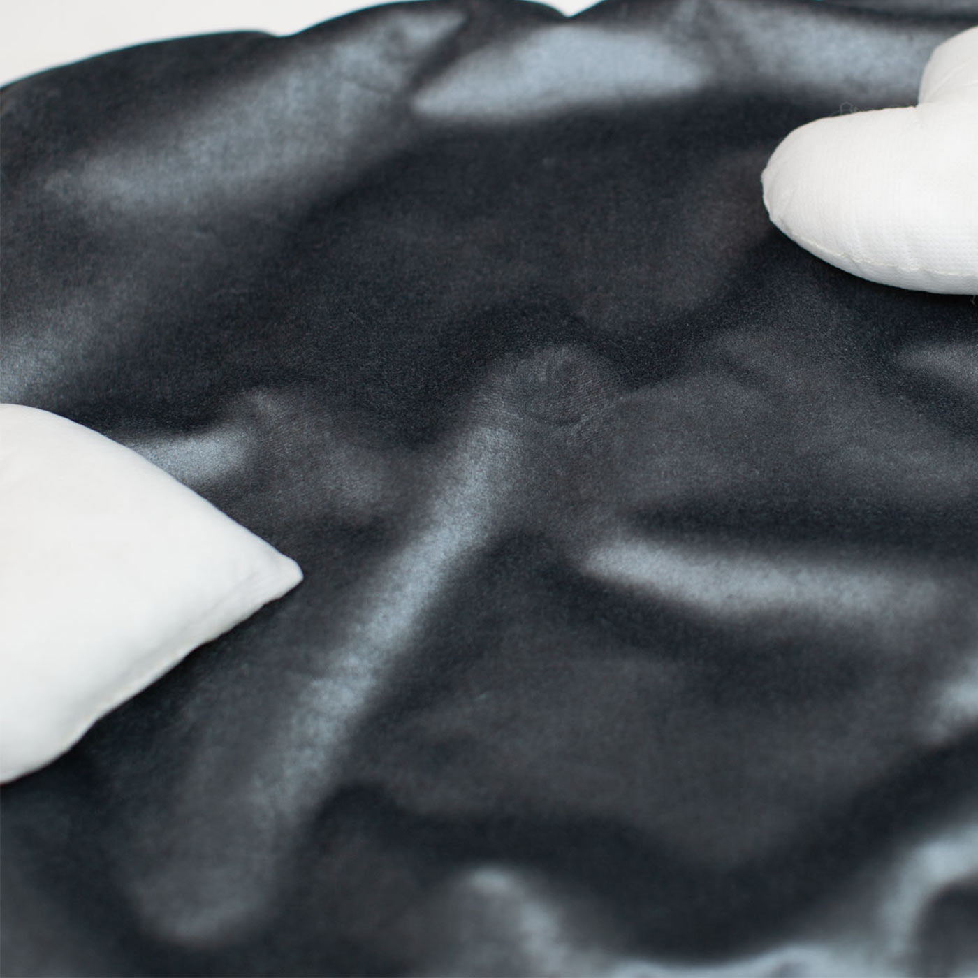 Cat & Kitten Blanket in Elephant Velvet by Lords & Labradors