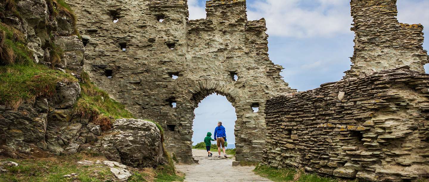 Tintagel Castle Ruins