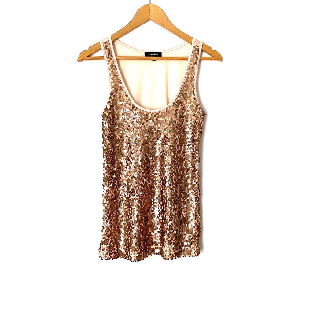 sequin tank top express