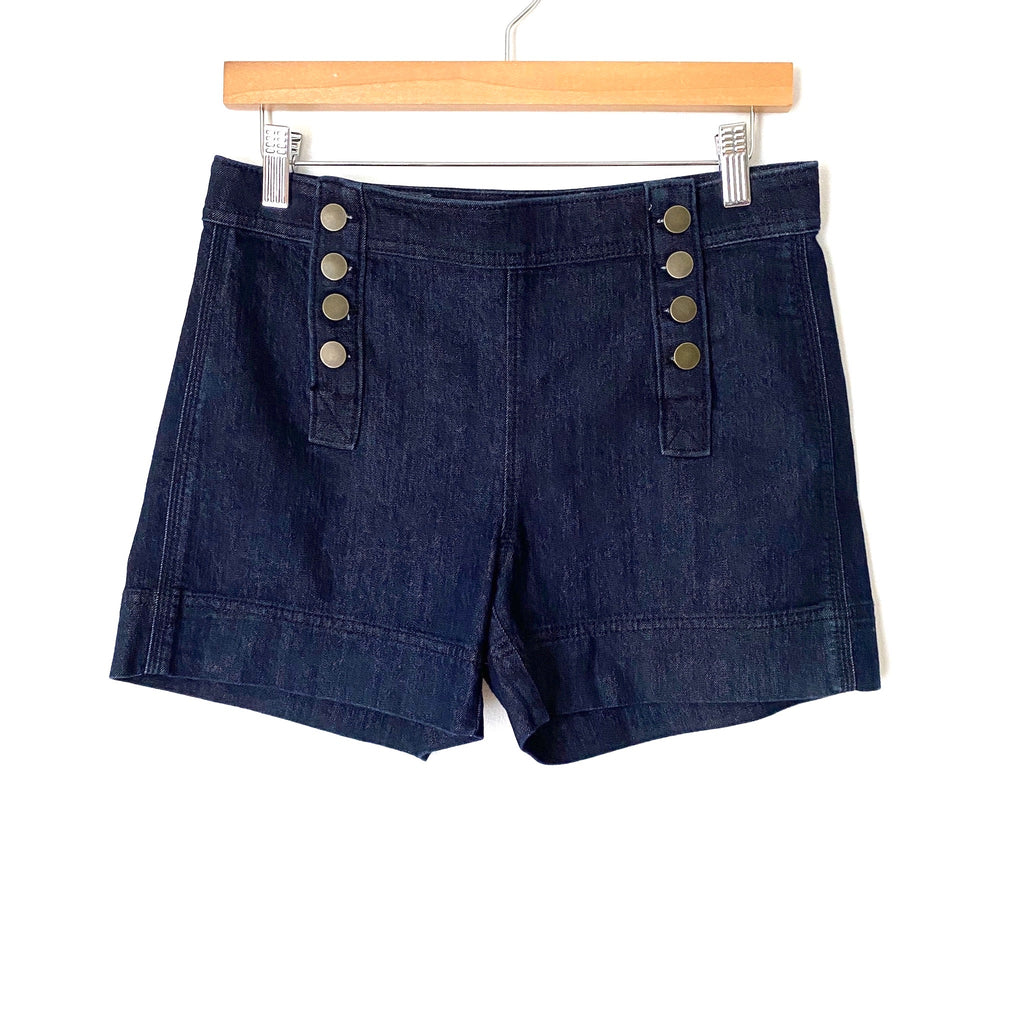 loft denim shorts