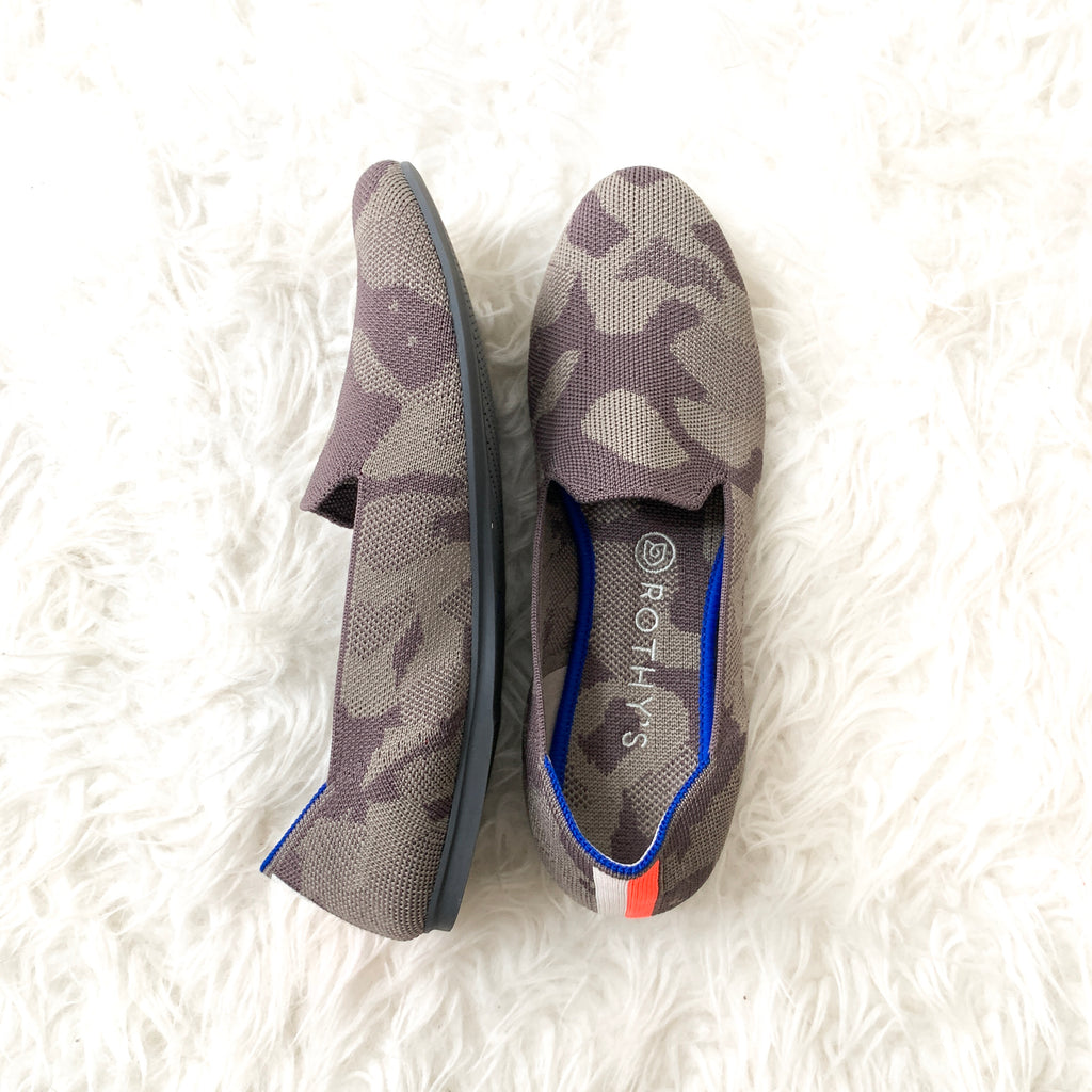 Rothy's Camo Loafer in Grey- Size 9 