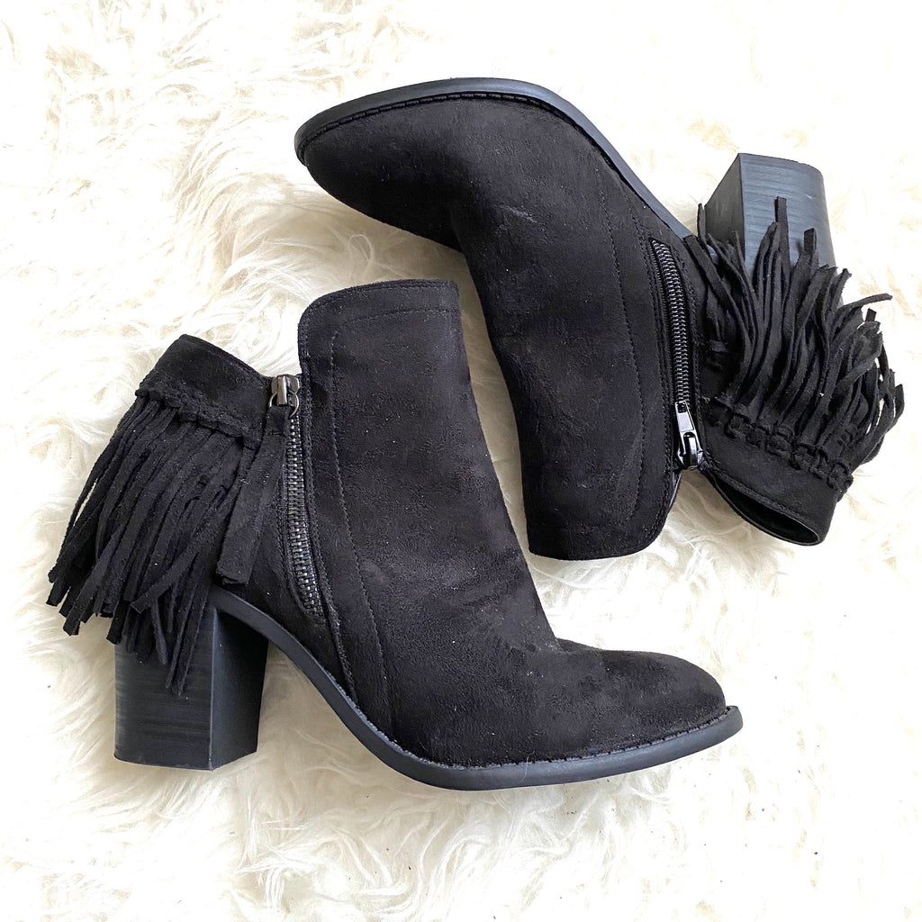 charlotte russe black booties